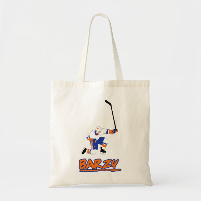 Mathew Barzal   NY Islanders Classic T Shirt Tote Bag (Front)