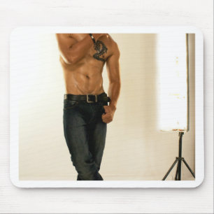 Mathew Shirtless Cowboy I Mouse Mat