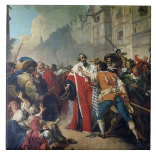 Mathieu Mole being stopped by the Parisian crowd o Tile