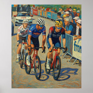 Mathieu van der Poel Tour de France 2022 7th Stage Poster