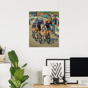 Mathieu van der Poel Tour de France 2022 7th Stage Poster