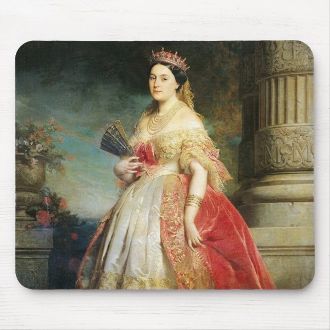 Mathilde Laetitia Wilhelmine Bonaparte  1861 Mouse Mat (Front)