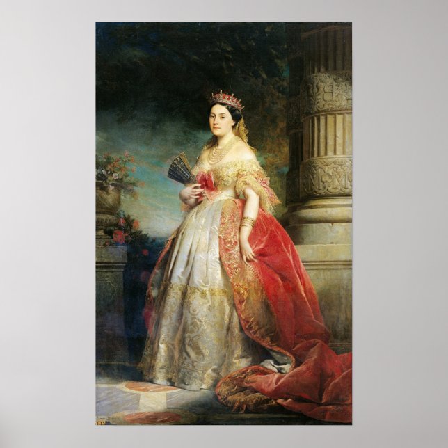 Mathilde Laetitia Wilhelmine Bonaparte  1861 Poster (Front)