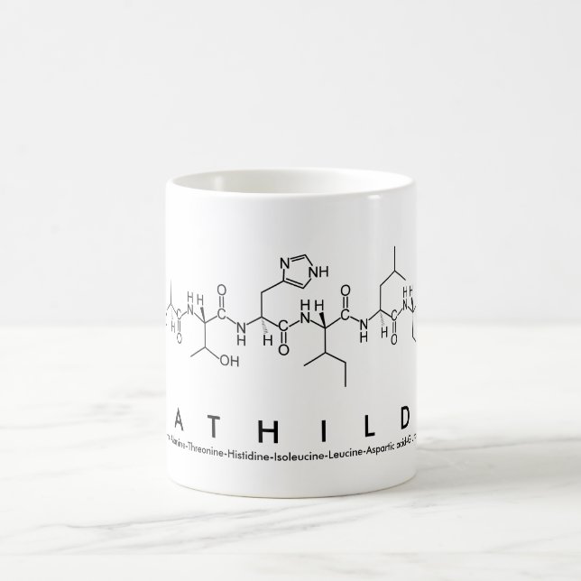 Mathilde peptide name mug (Center)