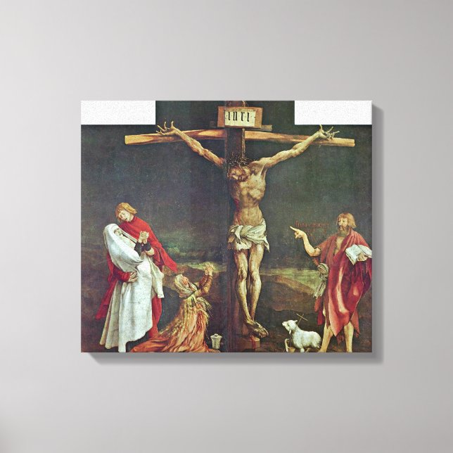 Mathis Grunewald Gothart - Crucifixion of Christ Canvas Print (Front)
