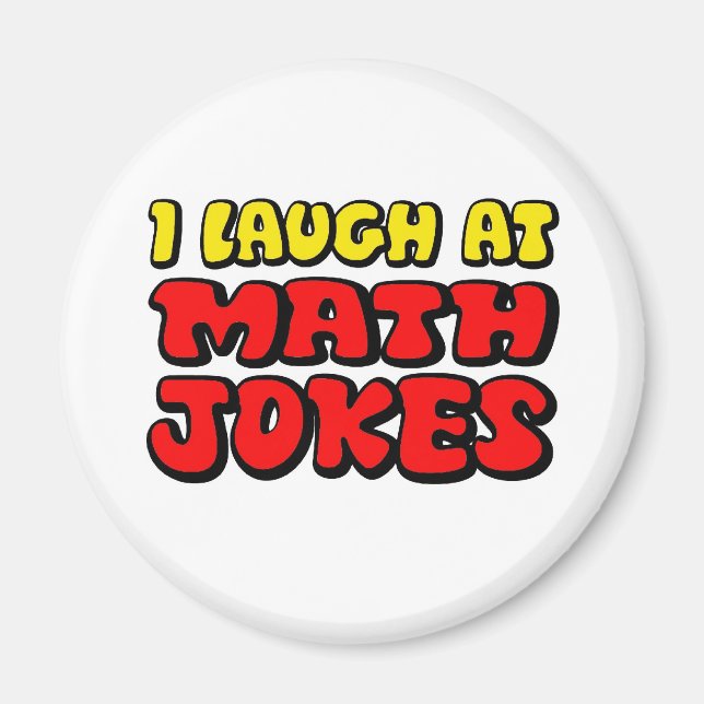mathjokes magnet (Front)