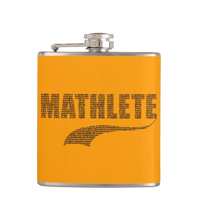 Mathlete Hip Flask (Front)