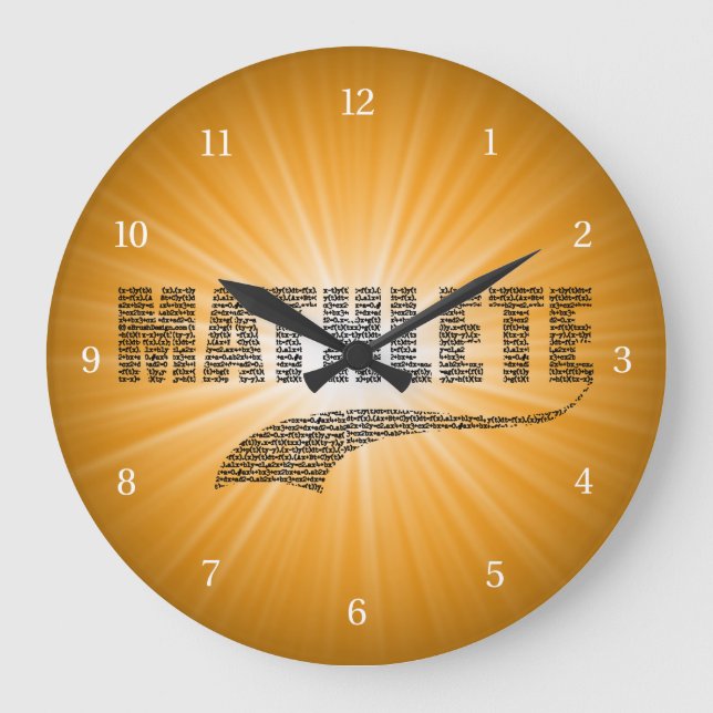 Mathlete Large Clock (Front)