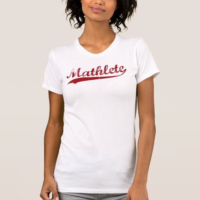 Mathlete Shirt  T-Shirt (Front)
