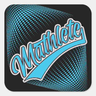 Mathlete   square sticker