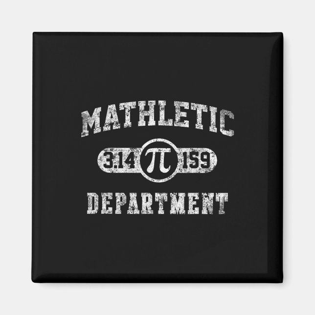 Mathletic Department 3.14159 Pi Day Math Teacher V Magnet (Front)