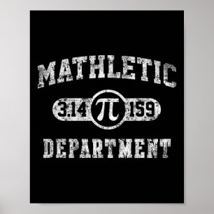 Mathletic Department 3.14159 Pi Day Math Teacher V Poster