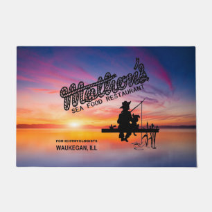 Mathon's Sea Food Restaurant, Waukegan, Illinois Doormat