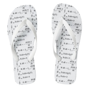 Maths Calculus Equation Flip Flops
