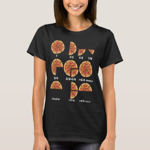 Maths Day Costume Idea Kids Teachers Pizza Slice F T-Shirt