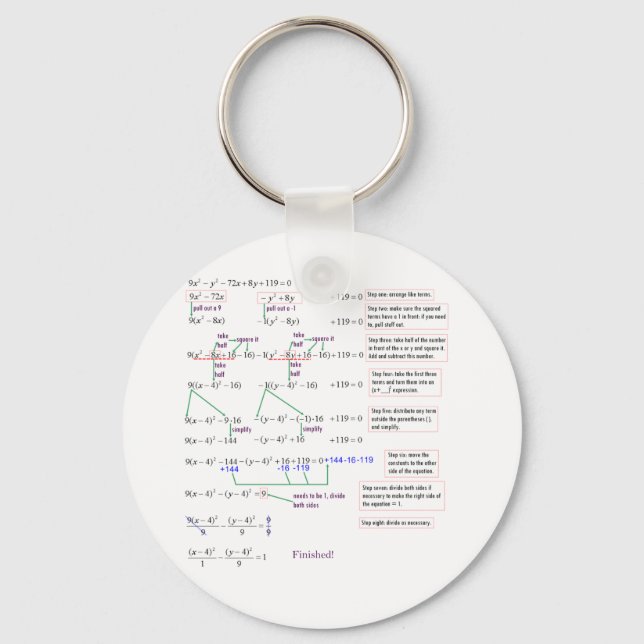 Maths Key Ring (Front)