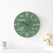 Maths Mathematical Equations Clock with Minutes (Home)