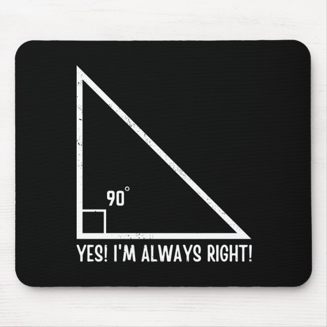 Maths / Mathematics Teacher Funny Mouse Mat (Front)