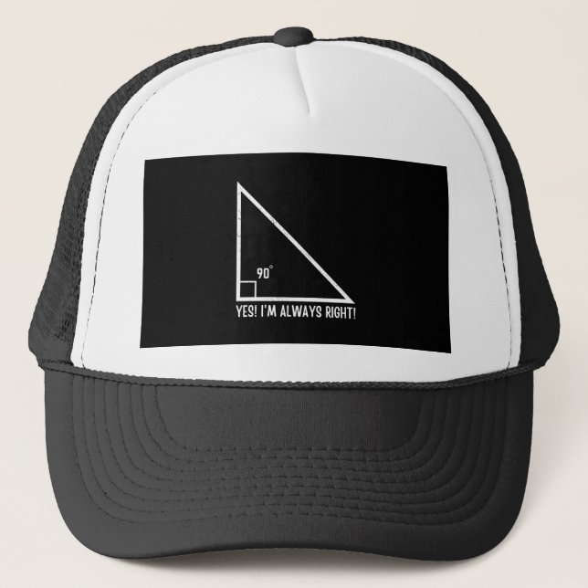 Maths / Mathematics Teacher Funny Trucker Hat (Front)
