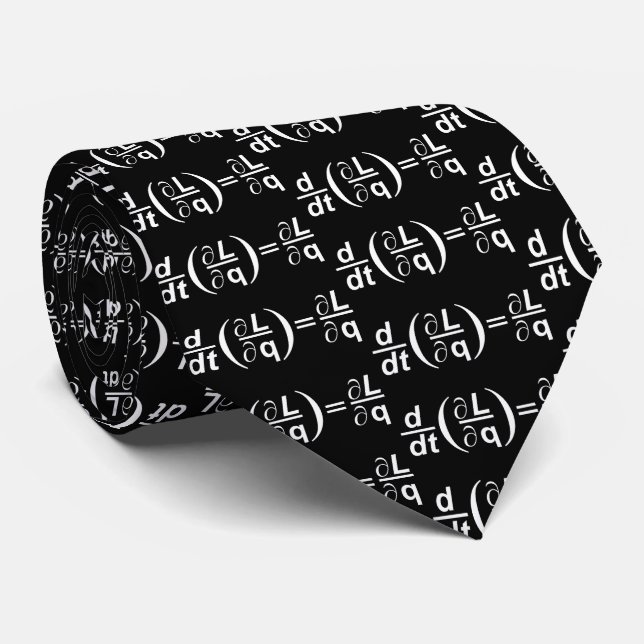 Maths Physics Symmetry Equation Tie (Rolled)