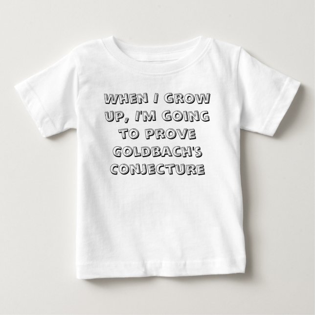 Maths Prodigy Baby T-Shirt (Front)
