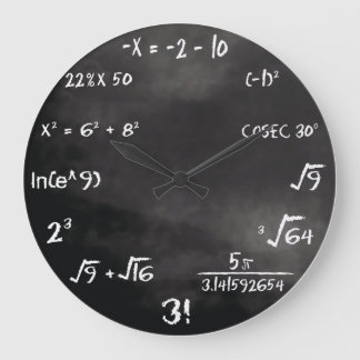 Maths Quiz Round Clock (Custom)