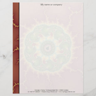 Matilda21a - Fractal Art Letterhead Template