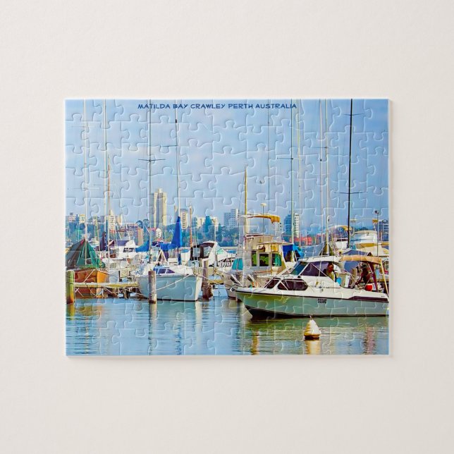 Matilda Bay Crawley Perth Australia Jigsaw Puzzle (Horizontal)