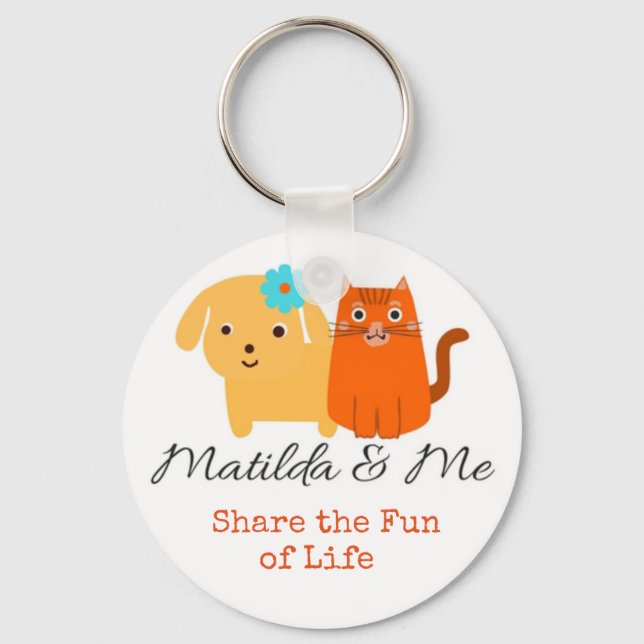 Matilda & Me Keyring (Front)