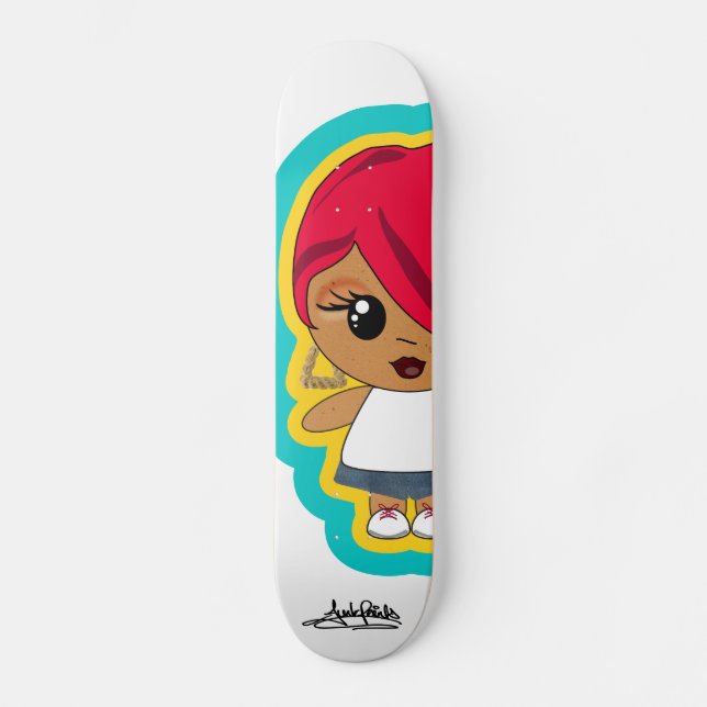 MATILDA RED HEAD SKATEBOARD (Front)
