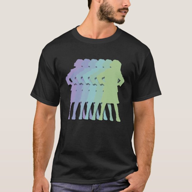 Matilda Strong gradient musical theatre stance T-Shirt (Front)