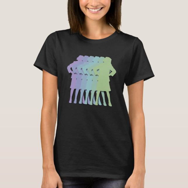 Matilda Strong gradient musical theatre stance T-Shirt (Front)