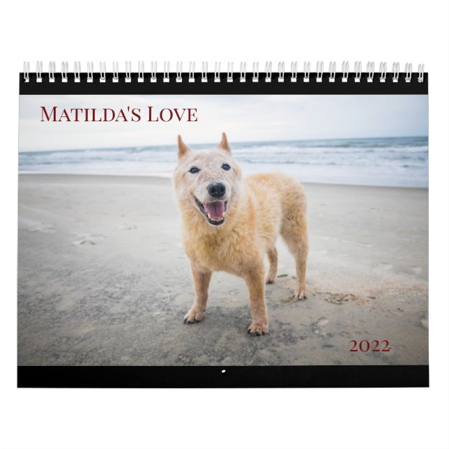 Matilda's Love 2022 Calendar (Cover)