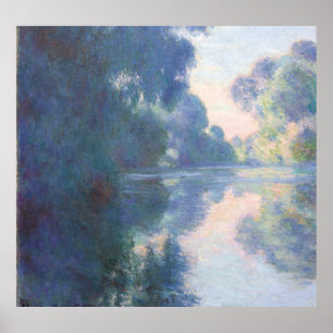 Matinee sur la Seine, 1897 (oil on canvas) Poster