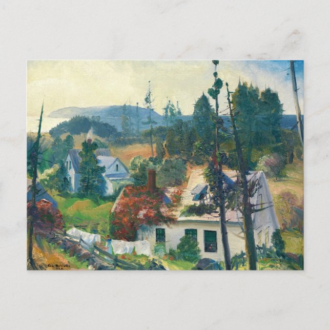 Matinicus Island, Maine, George Bellows Postcard (Front)