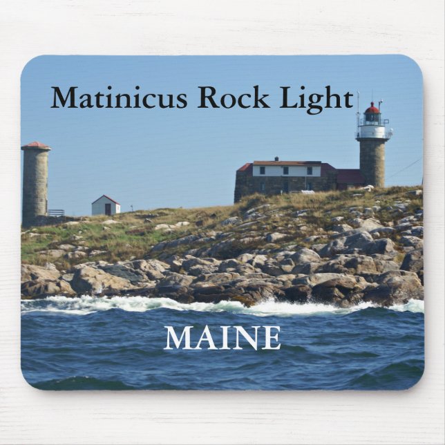 Matinicus Rock Light, Maine Mousepad (Front)