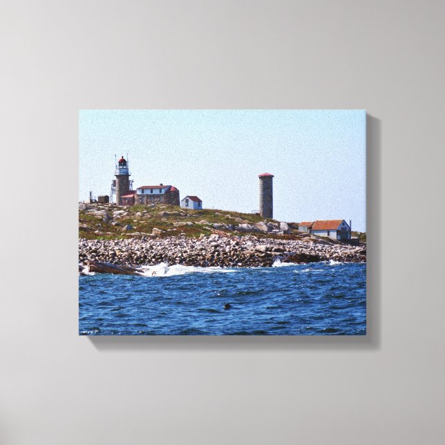 Matinicus Rock Lighthouse, Maine Canvas Print (Front)