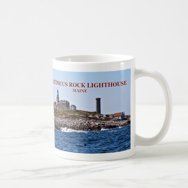 Matinicus Rock Lighthouse, Maine Mug (Right)