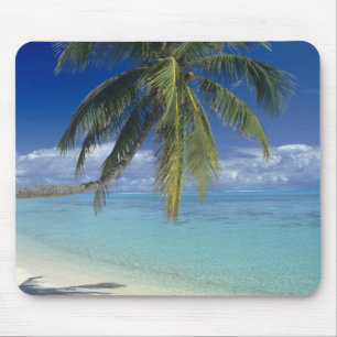 Matira Beach on the island of Bora Bora, Society Mouse Mat