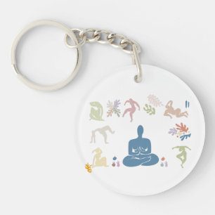 Matisse Art Meditation Elements  Key Ring