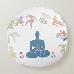 Matisse Art Meditation Elements Round Cushion
