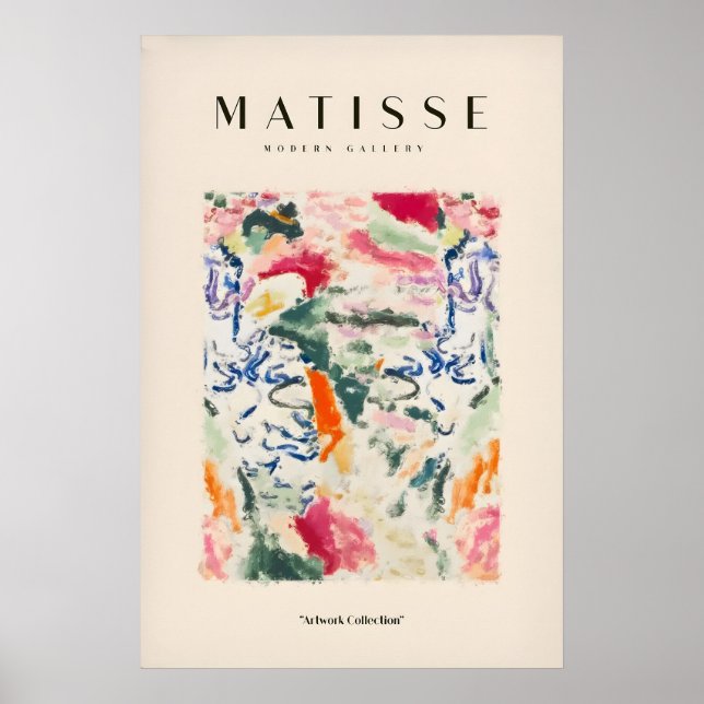 Matisse Art Prints - Abstract Expressive Swirls (Front)