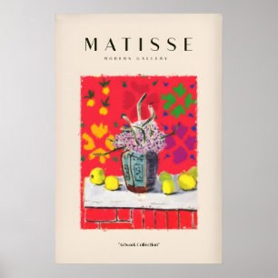 Matisse Art Prints - Still Life Flowers Lemons Red