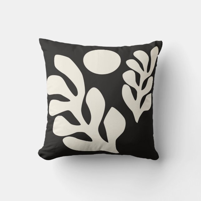 Matisse Black and White Monochrome II Cushion (Front)