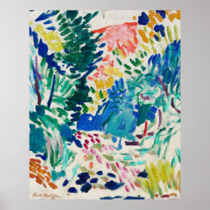 Matisse Colourful Landscape Poster