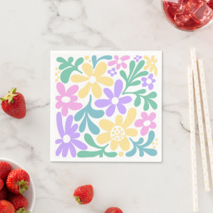 Matisse Daisies Pattern Napkin