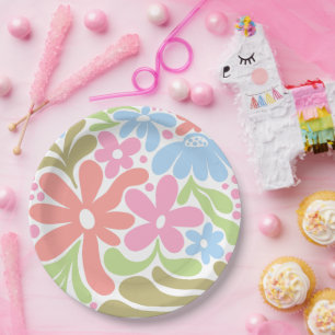Matisse Daisies Pattern Paper Plate