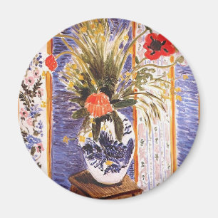 Matisse Flowers in a Bowl Magnet