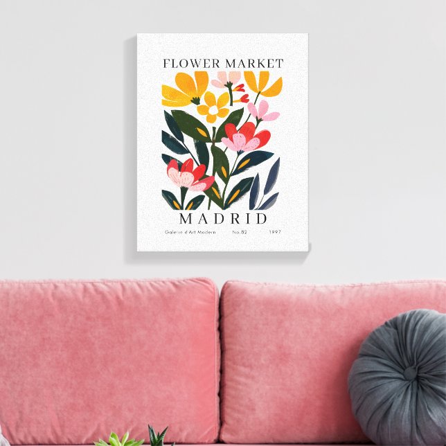 Matisse Flowers Poster, Flower Market Print (Insitu(LivingRoom))