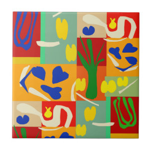 Matisse Inspired Collage Tile